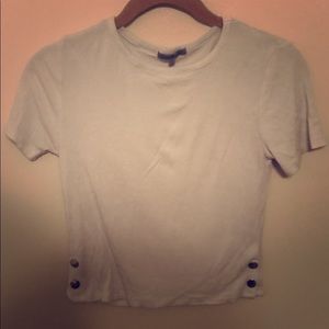 XS stylish women’s white T-shirt